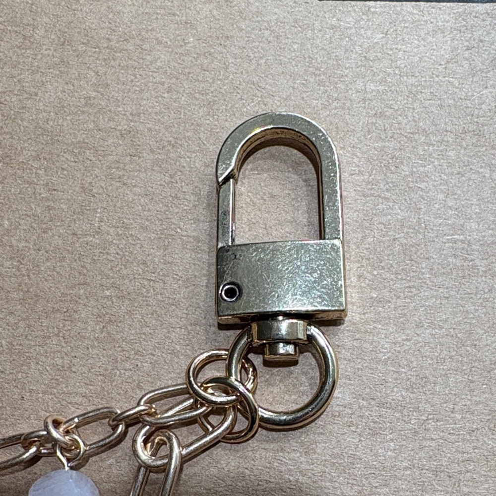 Gold Charm with Multicolor Accents purse chain. - Picture 7 of 10